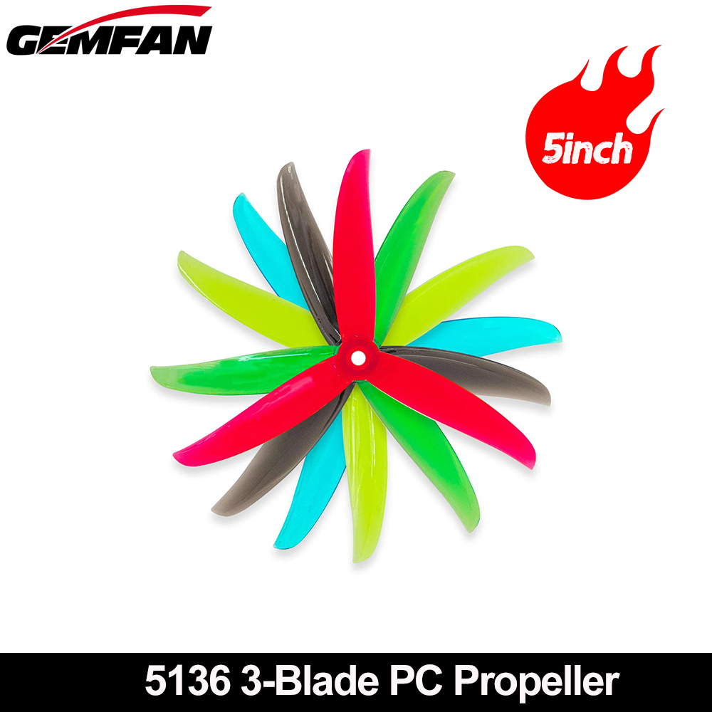 Fpv Drone Propeller - Gemfan VANOVER 5136 3-Blatt-PC-Propeller CW +