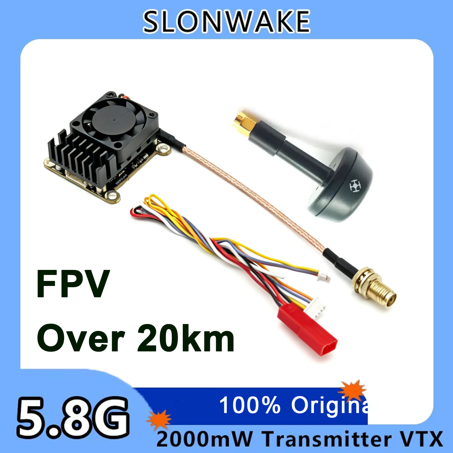 Fpv Drone Receiver - Neues Upgrade: 5,8 GHz 2W einstellbarer