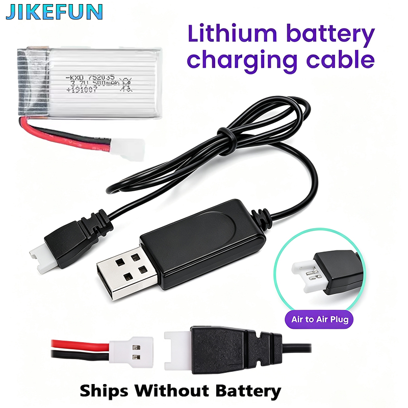 Fpv Drone Charger - 3,7V Lithium-Polymer-Akku USB-Ladegerät für RC-Drohnen FPV-Flugzeugzubehör