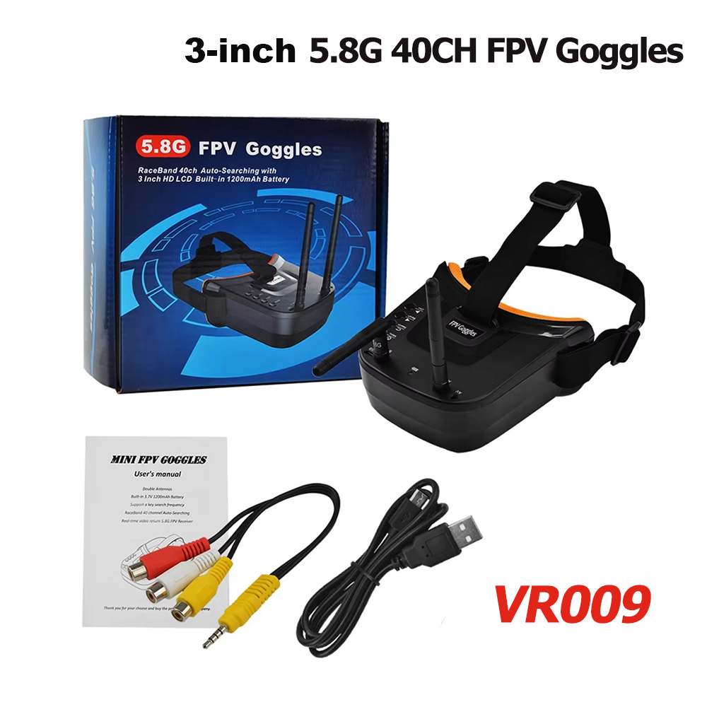 Fpv Drone Goggles - VR009 FPV-Videobrille, 3 Zoll, 480 x